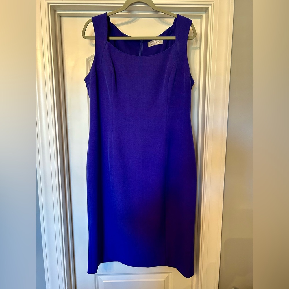 Kasper Vibrant Blue Midi Dress